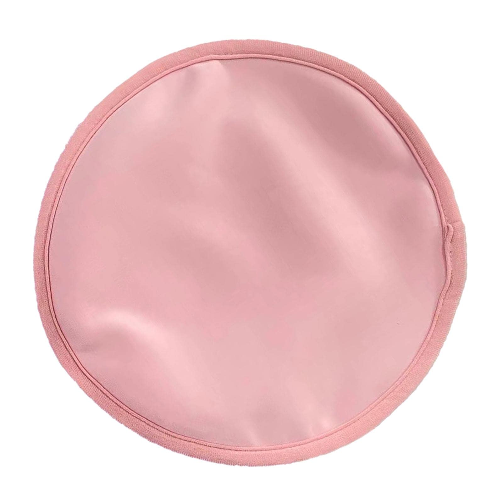 Organic Castor Oil Breast Pads - Leak-Proof & Machine Washable Compress Pack for Women | Natural Breast Care & Lymphatic Support | Perfect for Daily Use, Postpartum Recovery & Wellness Routines (Pink)