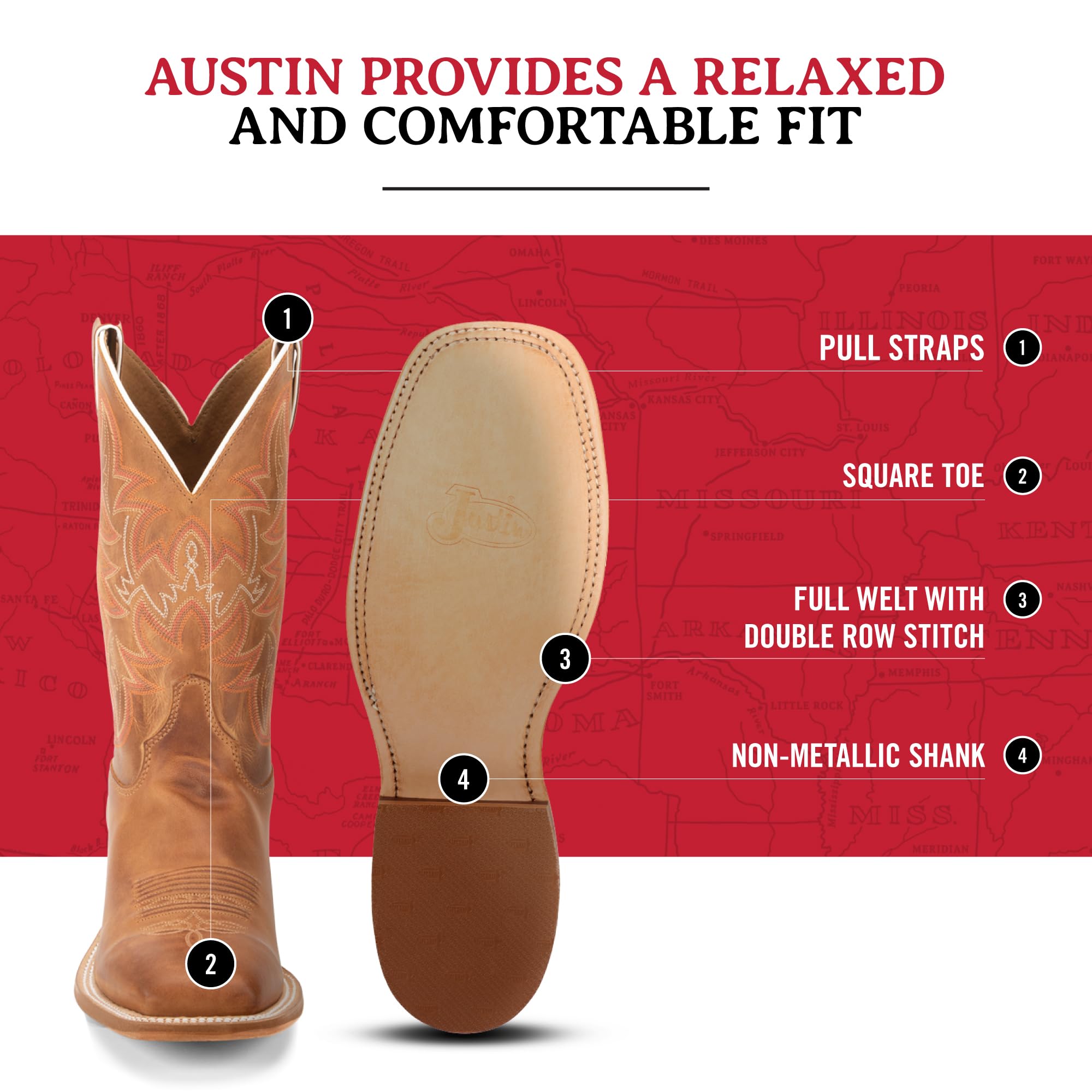 Justin Men's Austin II 11