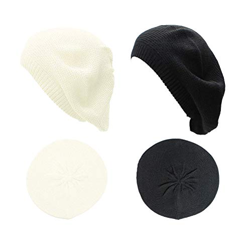 2pcs-pack Ivory and Black