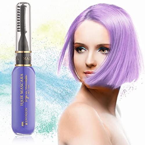 **Temporary Hair Dye Spray for Kids & Adults - Washable Hair Color Chalk & Mascara - Instant DIY Hair Highlights for Parties, Halloween, Cosplay & Costume Events**