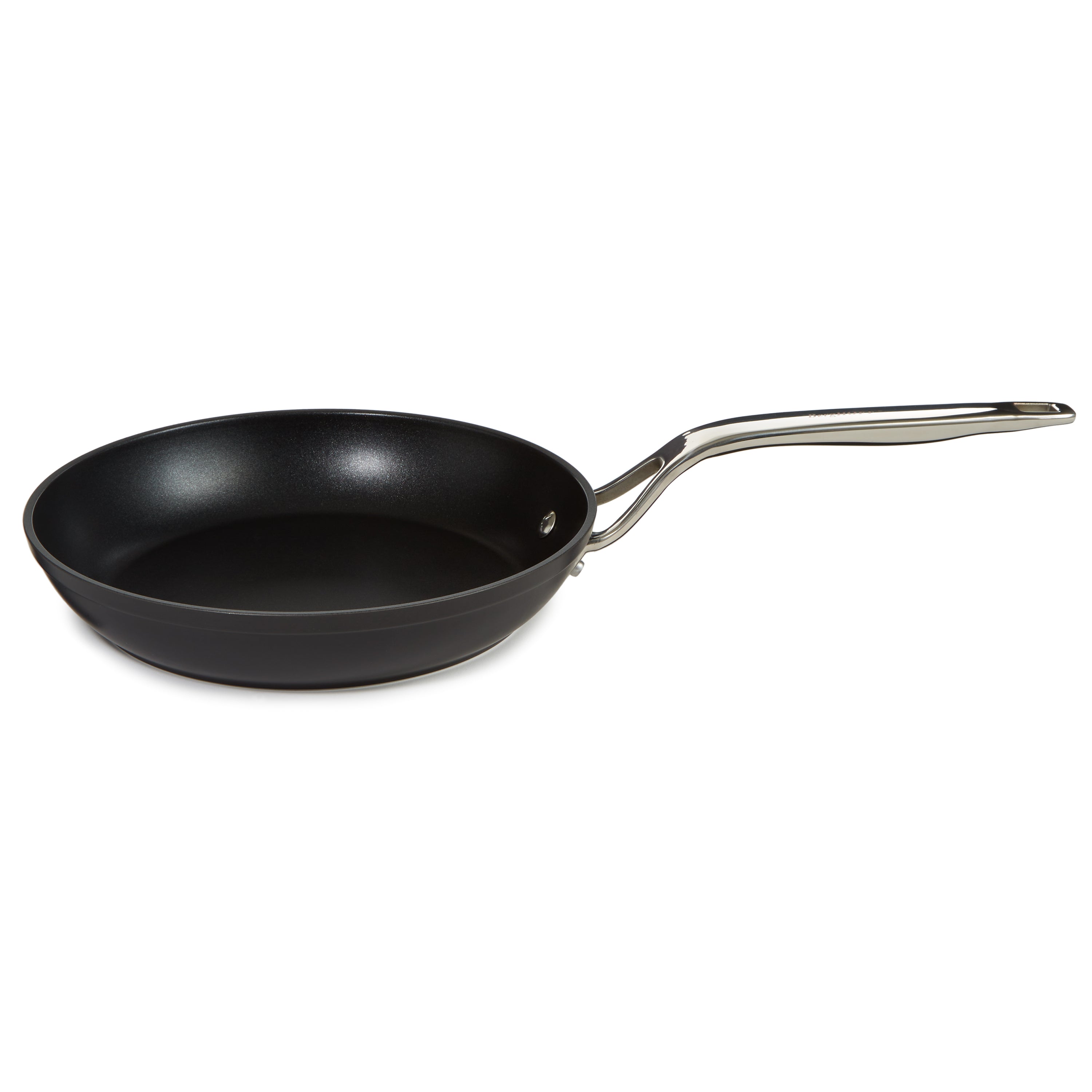 BergHOFF Essentials 10-Inch Nonstick Hard Anodized Fry Pan - Black - Durable & PFOA-Free Cookware for Sauteing, Frying & Everyday Cooking