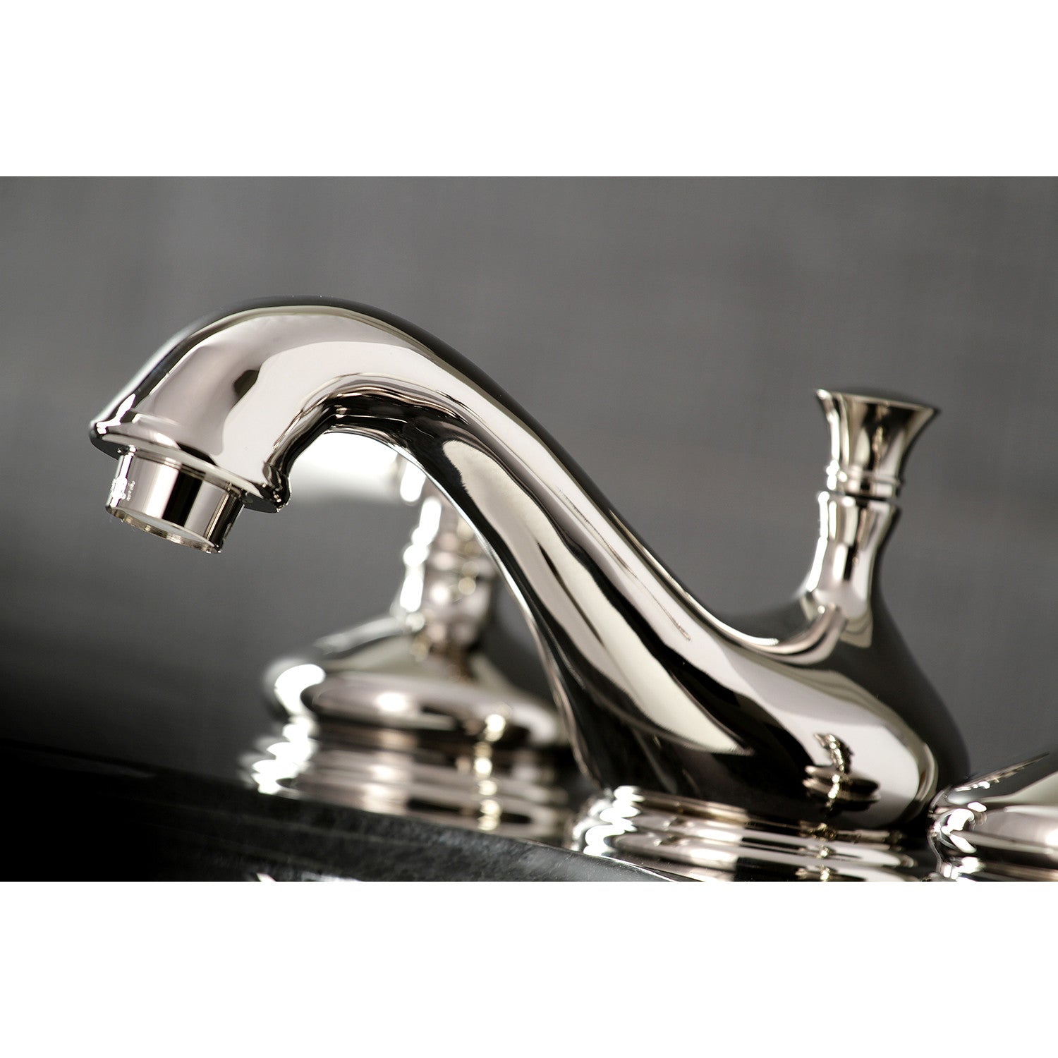 Bel Air KS1166BPL 3-Hole Widespread Bathroom Faucet with Brass Pop-Up Drain - Polished Nickel Finish - Perfect for Modern Bathroom Vanities and Sink Upgrades