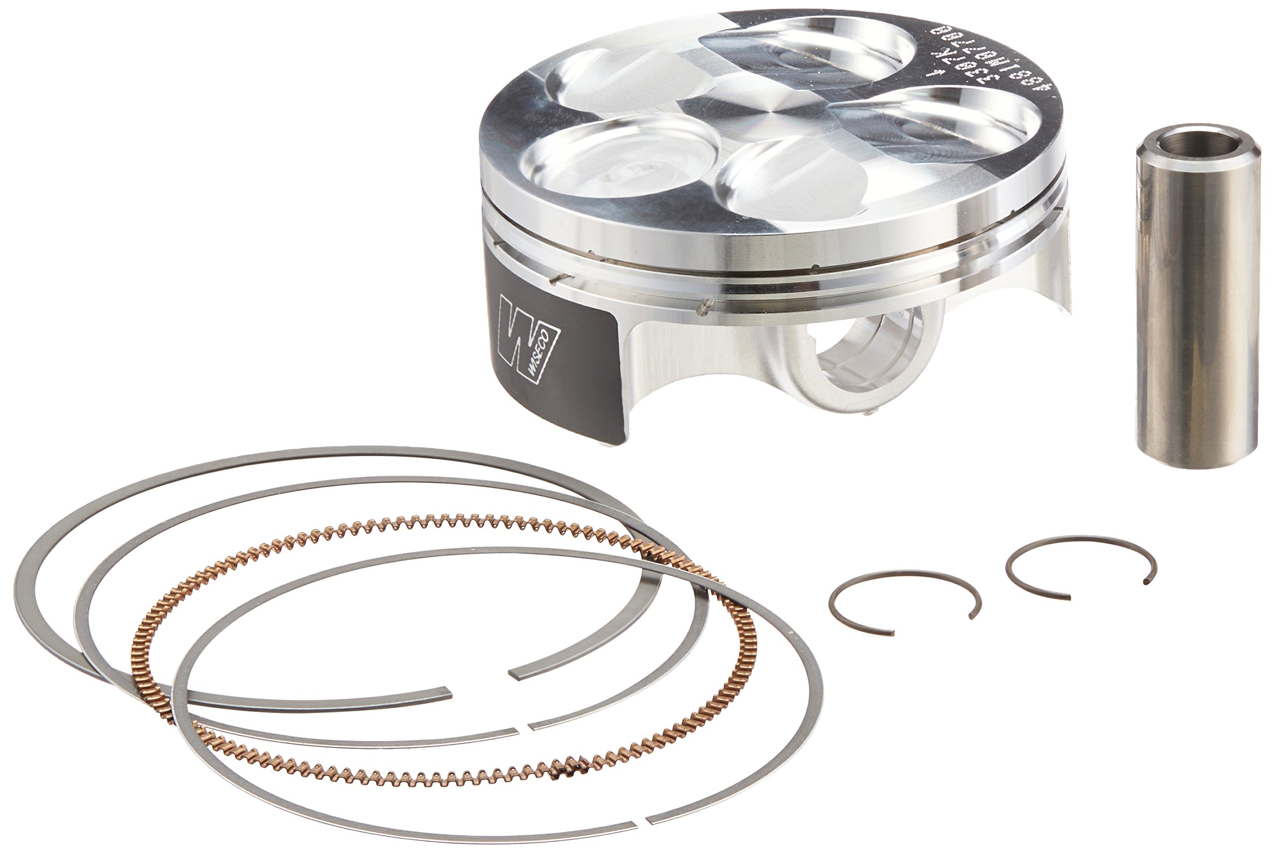 Wiseco 4881M07700 77mm 13.5:1 High Compression Piston Kit for 250cc Motorcycles - Perfect for Racing & Performance Upgrades