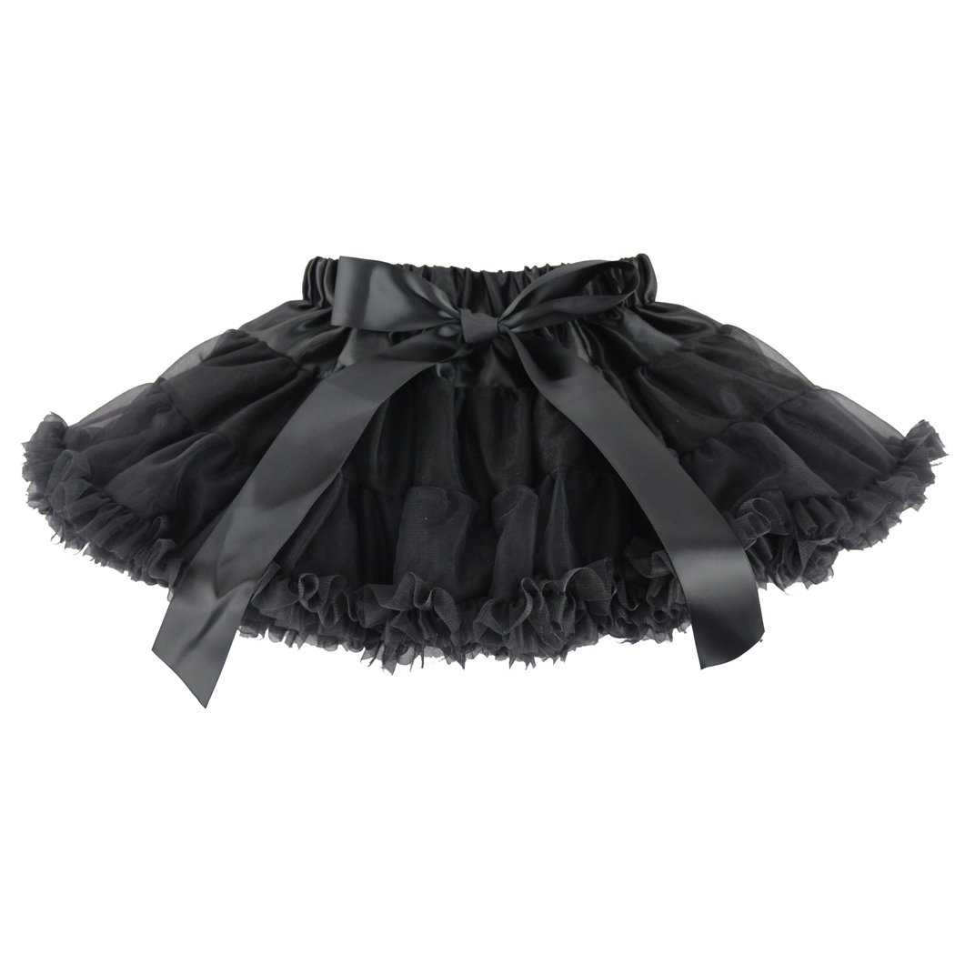 Wennikids Girls' Dance Chiffon Pettiskirt Tutu Skirt - Assorted Sizes & Colors for Ballet, Recital, Birthday Party & Photo Shoot