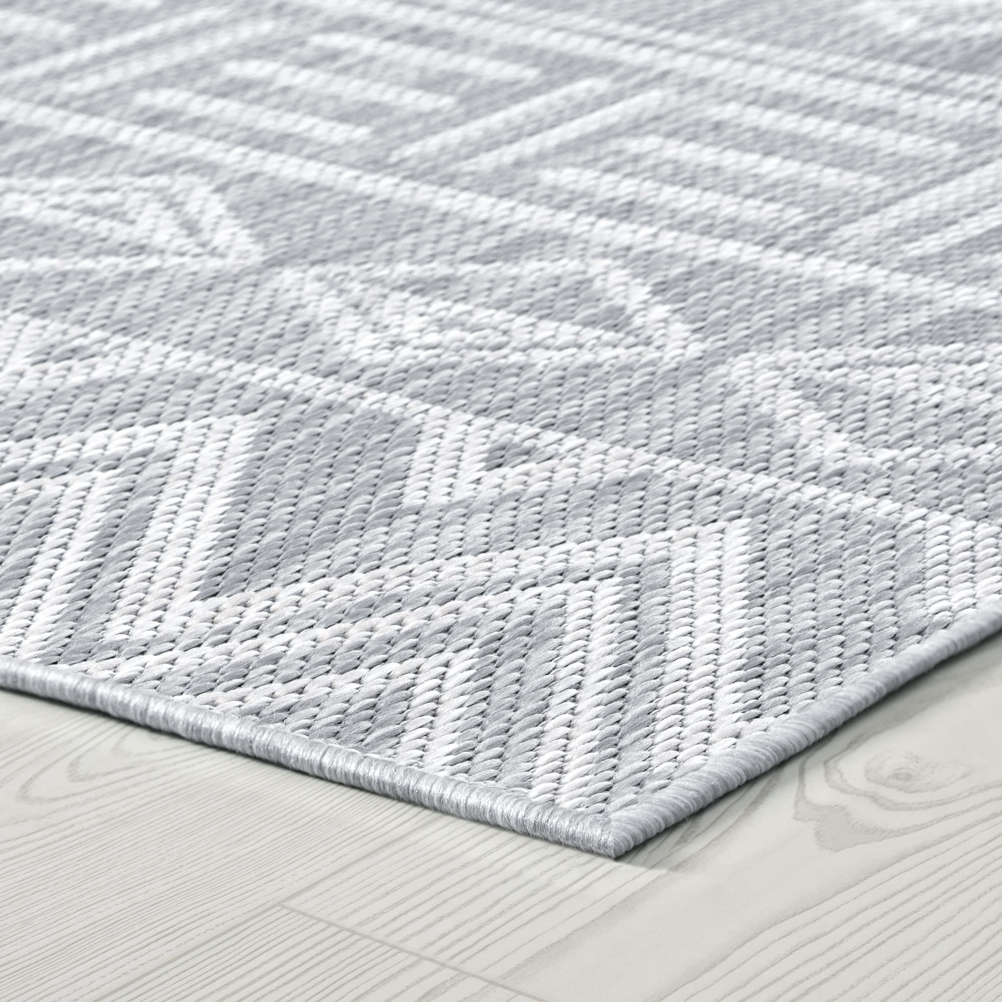 Premium Indoor Outdoor Rug - Waterproof & Durable Patio, Porch, Deck & Entryway Rug - Non-Slip Backing for Safety - Perfect for Garden, Balcony, Poolside & Backyard Decor