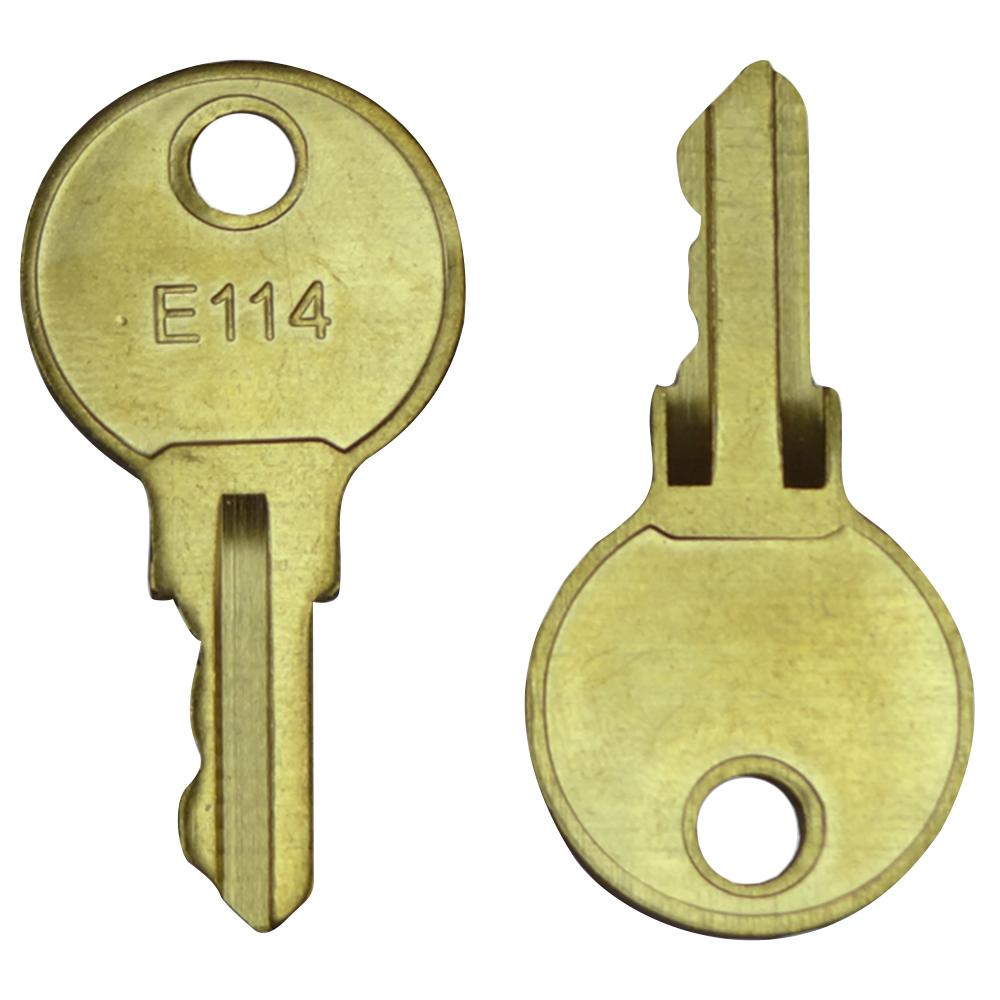 ASI E 114 Key for Tumbler Lock - High Security Replacement Key for Locksmiths & Home Security - Perfect for Residential, Commercial & Automotive Locks