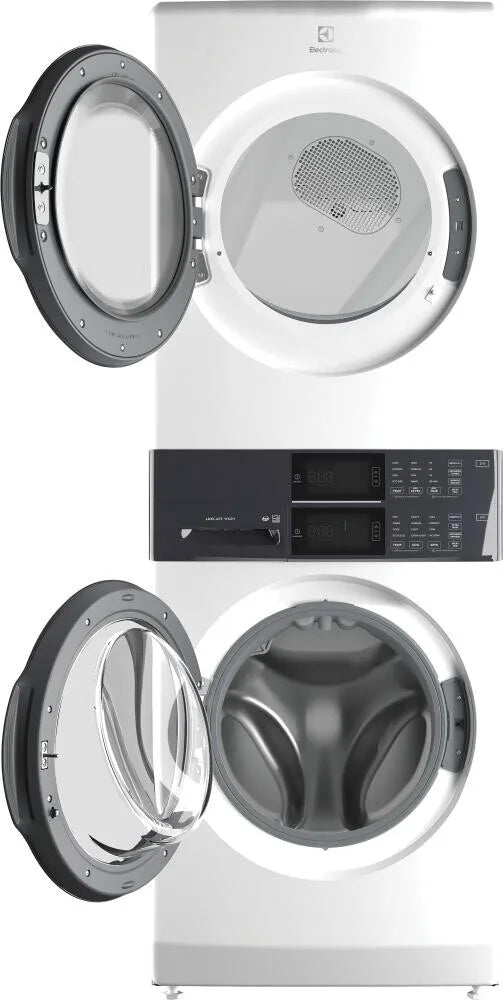 Electrolux ELTE7300AW 27 Inch Front Load Washer and Electric Dryer Combo with LuxCare Technology in White - Perfect for Laundry Rooms, Apartments, and Energy-Efficient Homes