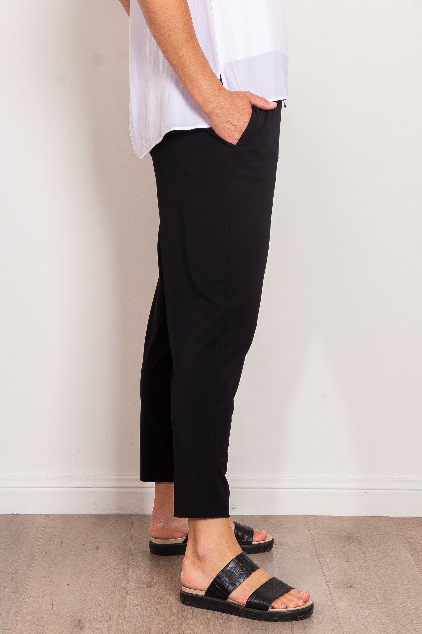 Mela Purdie Base Pant Powder Knit - Women's High-Waisted Stretch Yoga Pants for Workout, Lounge & Everyday Wear