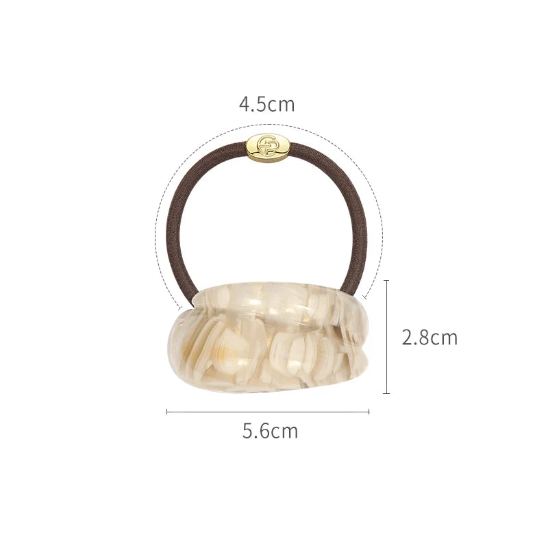 Yvette Hair Ties for Women - Soft No Damage Elastic Hair Bands for Ponytails, Braids & Bun Hairstyles - Perfect for Workouts, Yoga, Office & Everyday Use