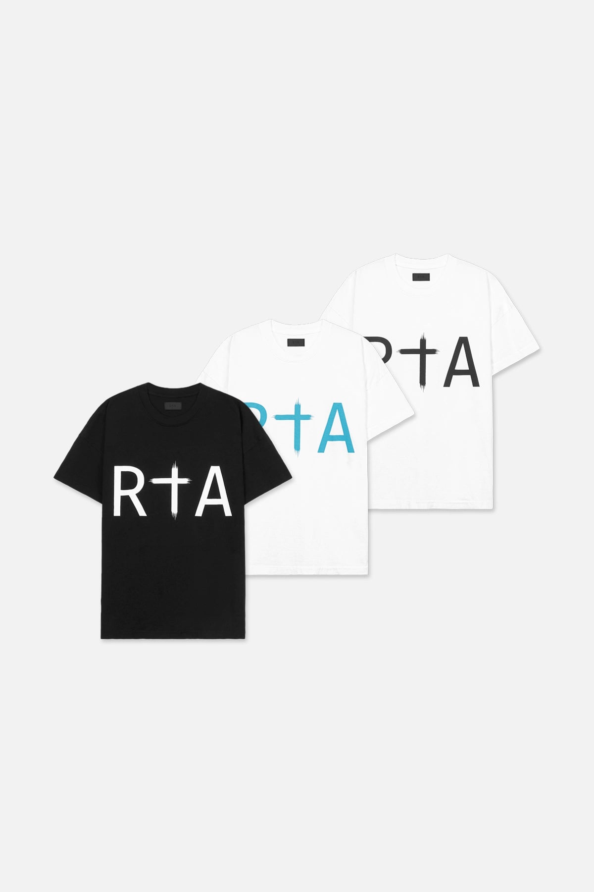 COLT 3 Pack Men's T-Shirts with Front Logo - Soft Cotton Crew Neck Tees for Casual Wear, Gym & Everyday Outfits
