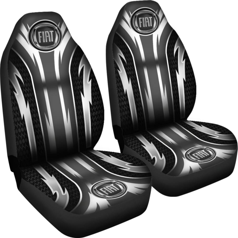 Premium 2-Piece Front Fiat Car Seat Covers - Grey (Model 144627) | Universal Fit for Fiat Vehicles | Perfect for Daily Commuting, Road Trips & Car Protection