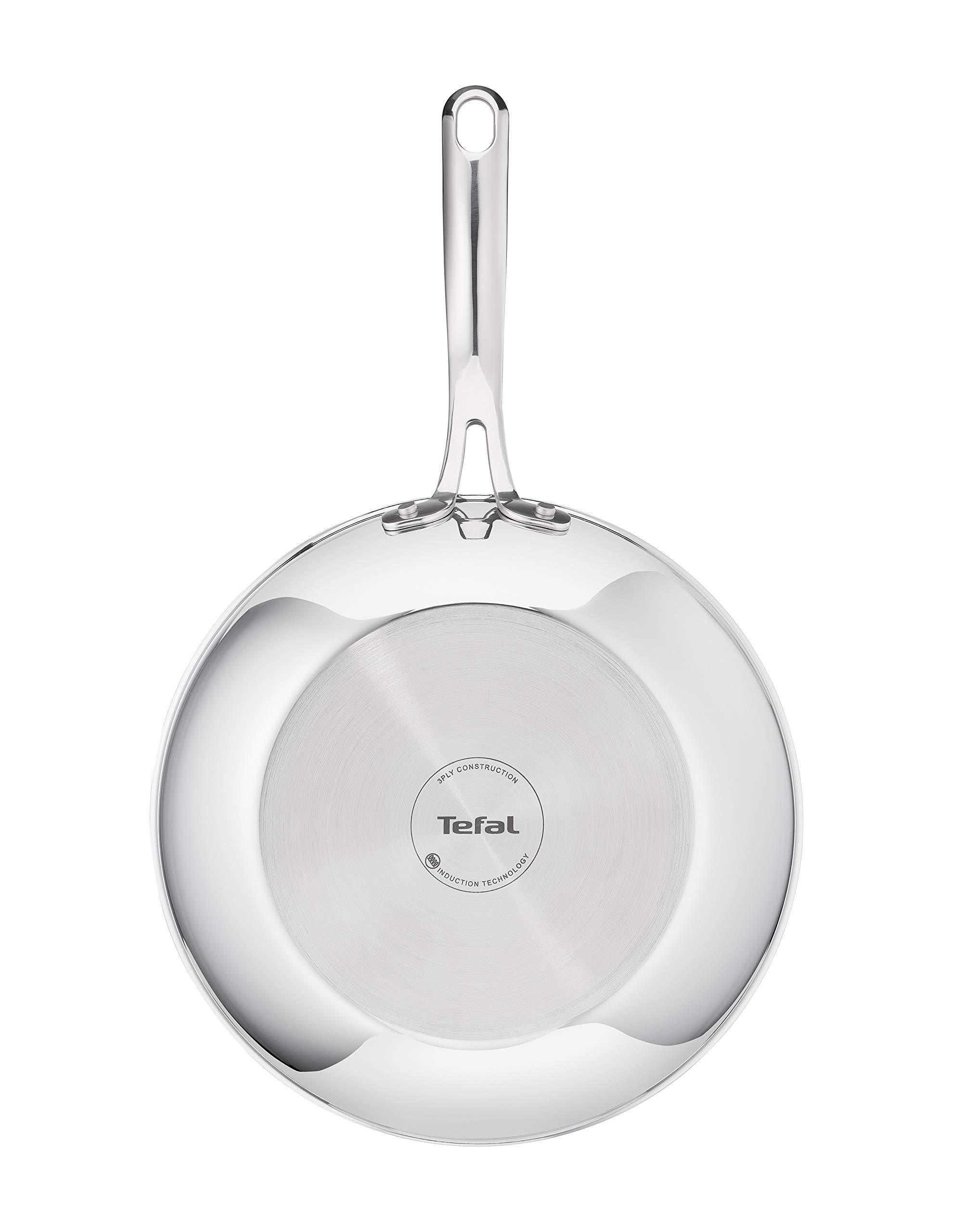 Tefal E49716 Eternal Mesh Non-Stick Wok Pan - 12.5 Inch Stir Fry Pan for Asian Cooking, Sauteing & Deep Frying - Induction Compatible Cookware