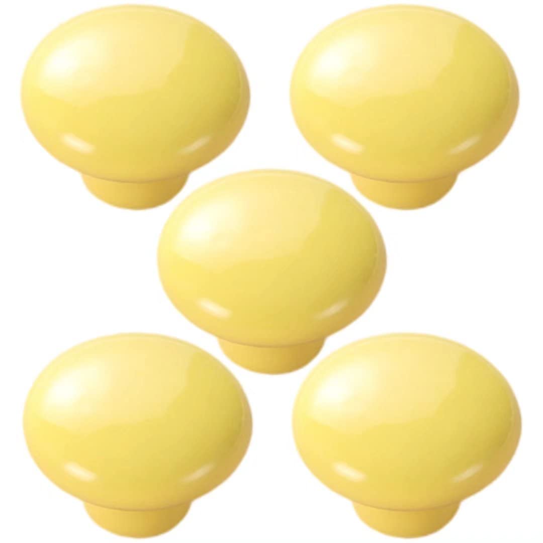 Ceramic Cabinet Knobs 5-Pack - 38mm (1.50
