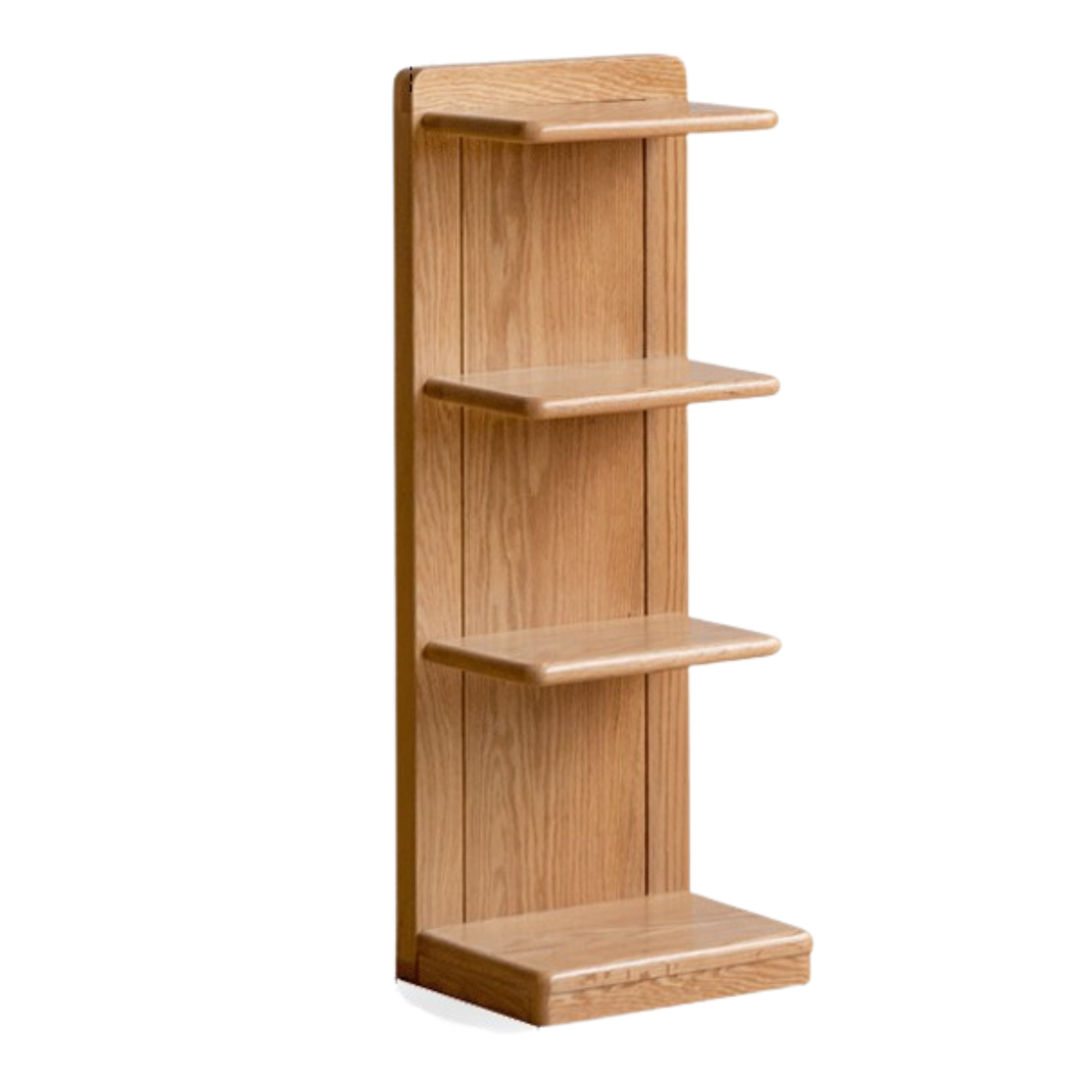 Premium Oak Solid Wood Multi-Layer Storage Shelf - Organize Books, Toys, and Home Decor - Perfect for Living Room, Bedroom, and Office Organization