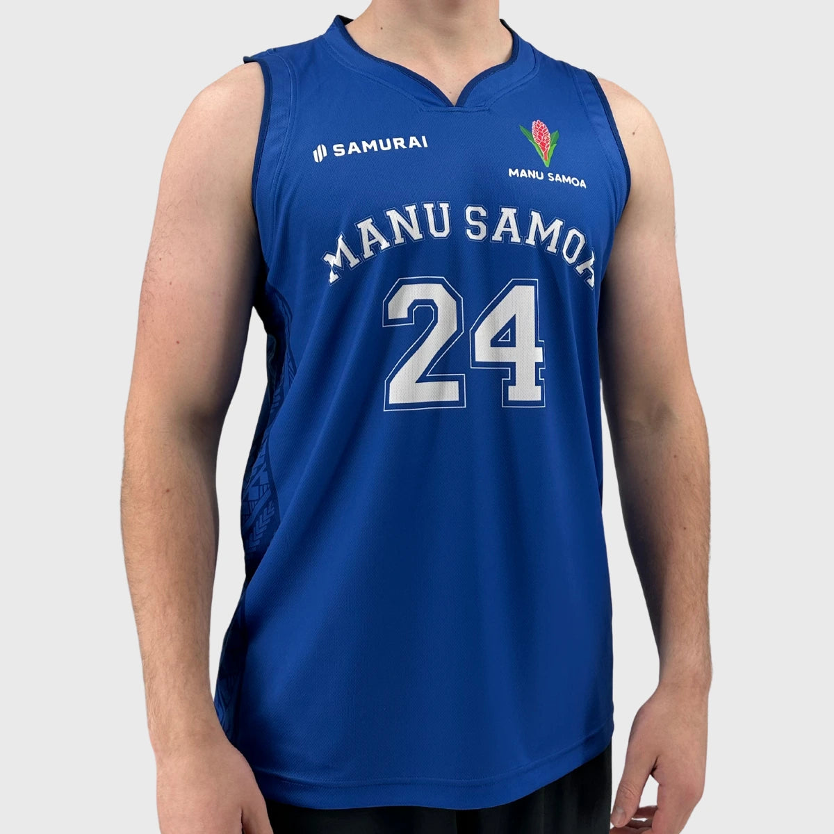 2024/25 Samurai Samoa Rugby Jersey - Men's Basketball Vest for Rugby & Casual Wear - Perfect for Games, Training & Fan Support