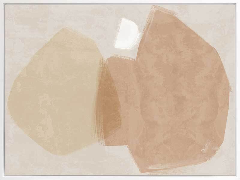 Balanced Blush Canvas Art Print - Modern Abstract Wall Decor for Living Room, Bedroom & Office - Perfect for Home Decor & Gift Giving