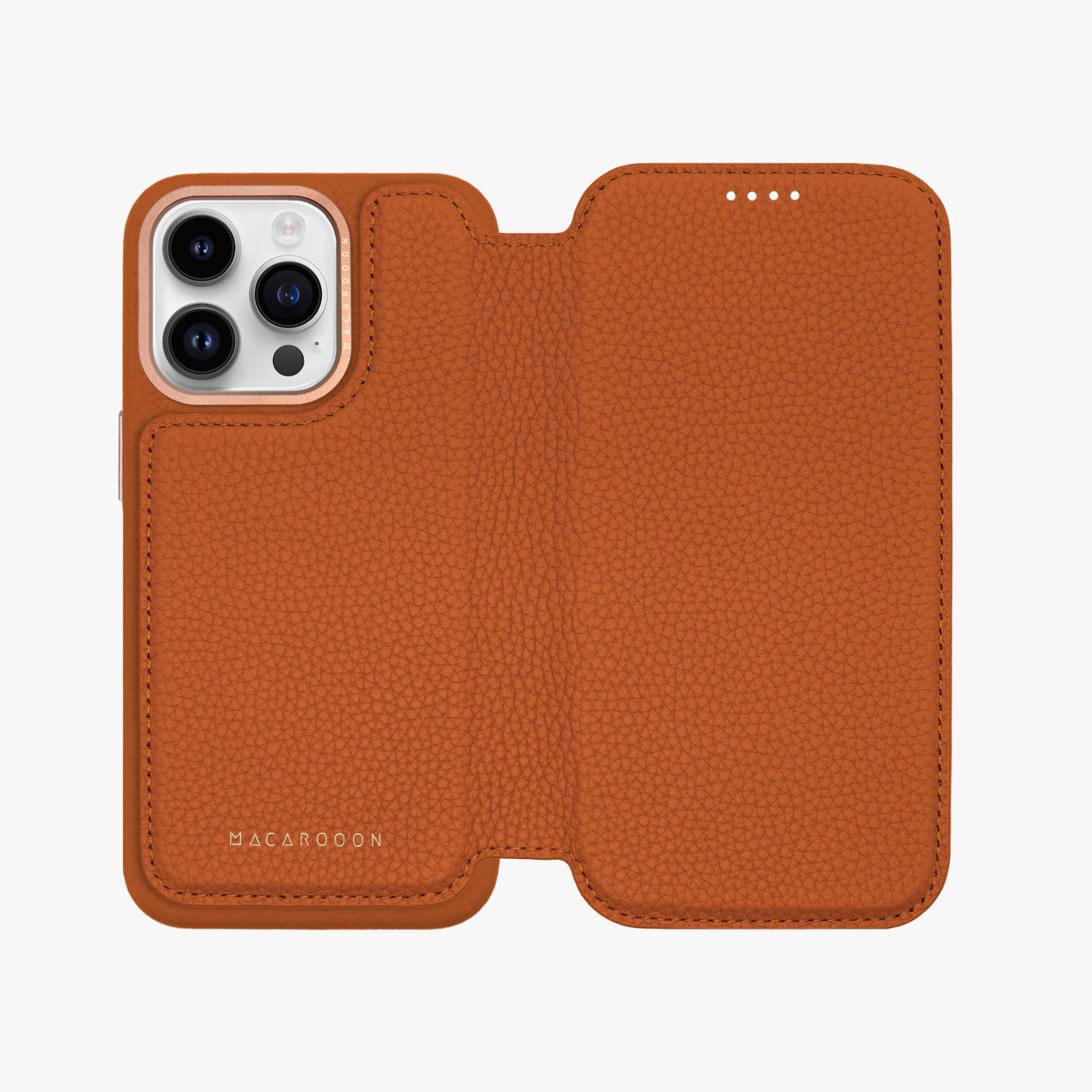 Premium iPhone 16 Pro Max MagSafe Leather Flip Case - Hybrid Protective Cover with Wallet Slot | Perfect for Business Professionals & Travelers