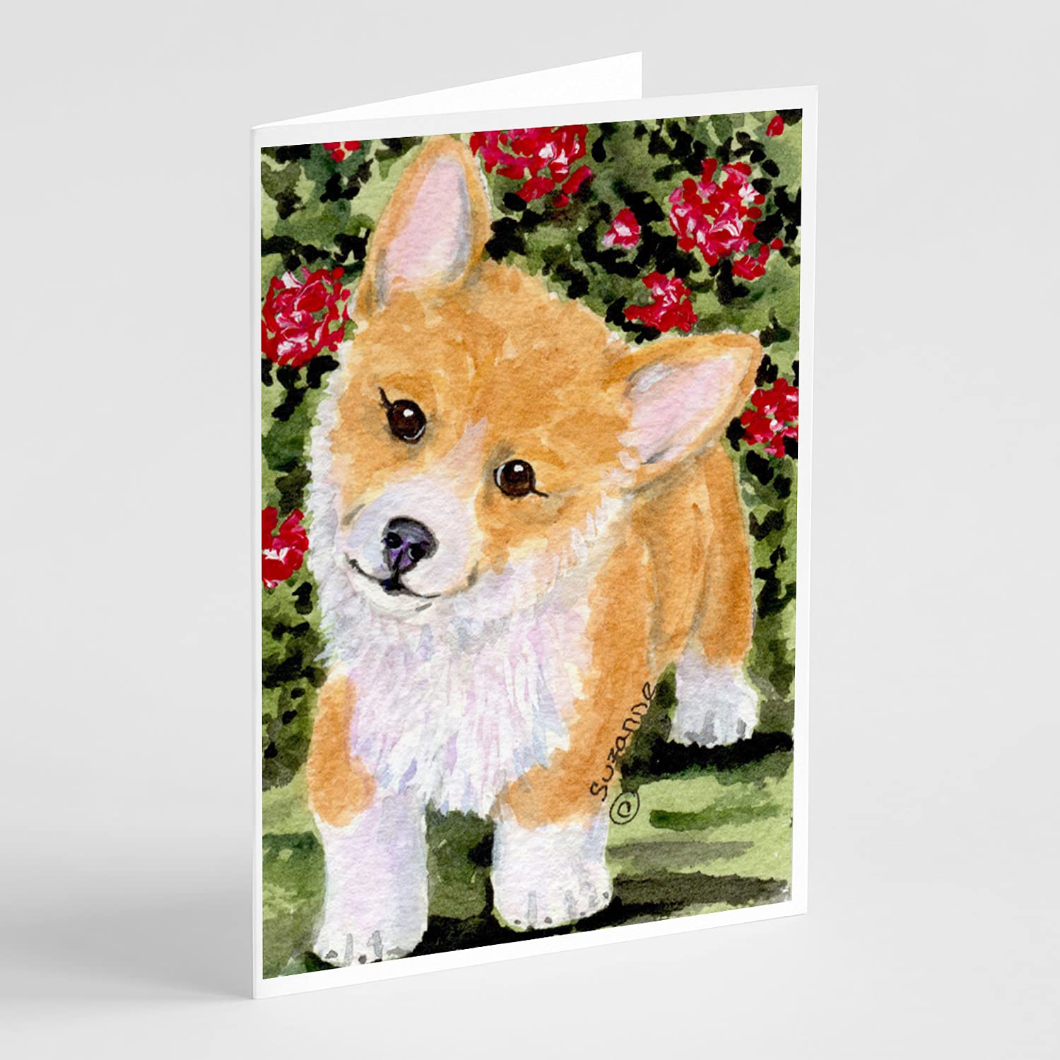 Corgi Greeting Cards and Envelopes Set - Pack of 8 Blank A7 Size (5x7) Note Cards with Whimsical Corgi Designs | Perfect for Birthdays, Thank You Notes & Holiday Greetings