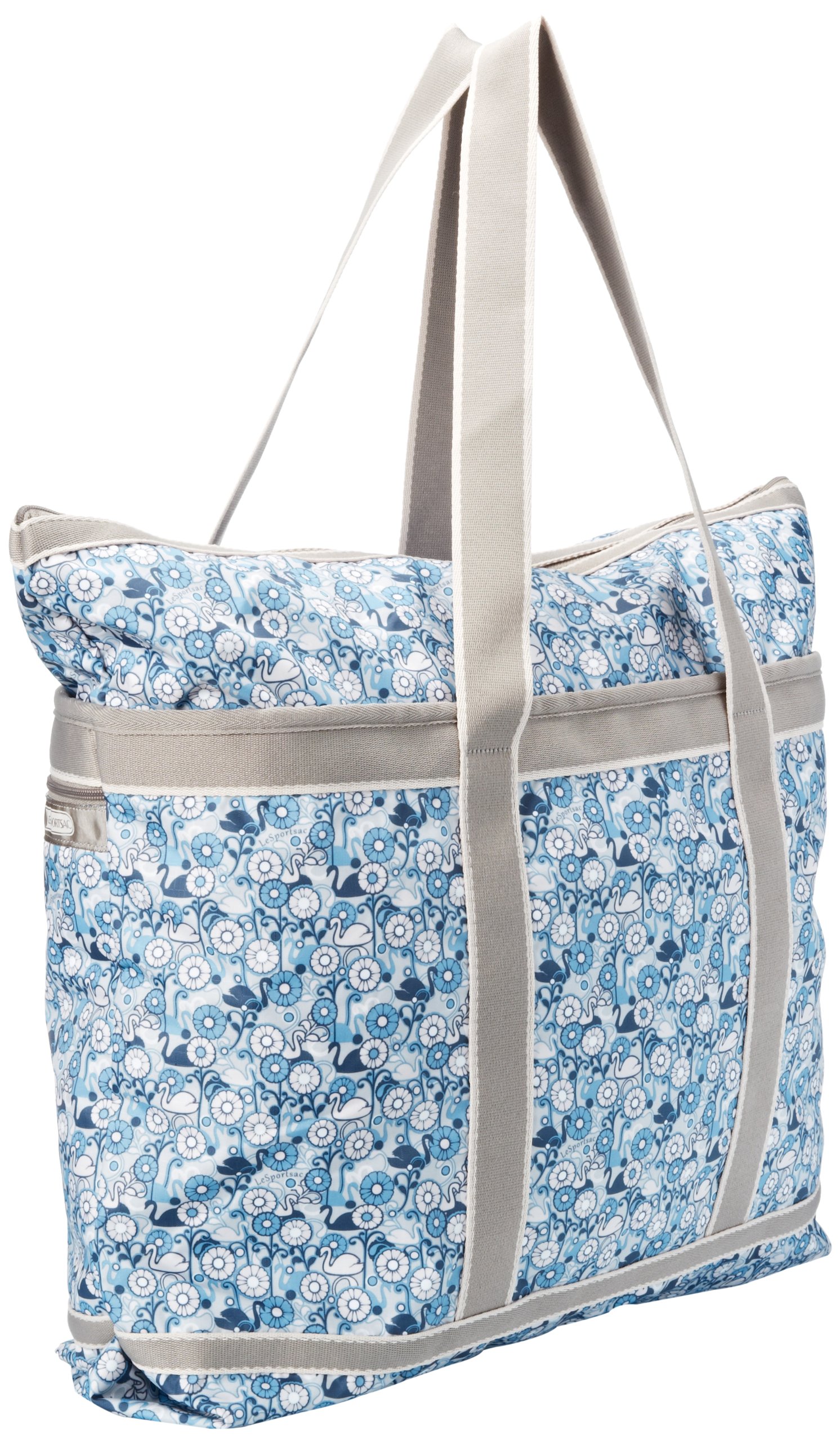 LeSportsac Lightweight Travel Tote Bag for Women - Waterproof Nylon Carryall with Multiple Pockets - Perfect for Gym, Work, Weekend Getaways & Airplane Travel