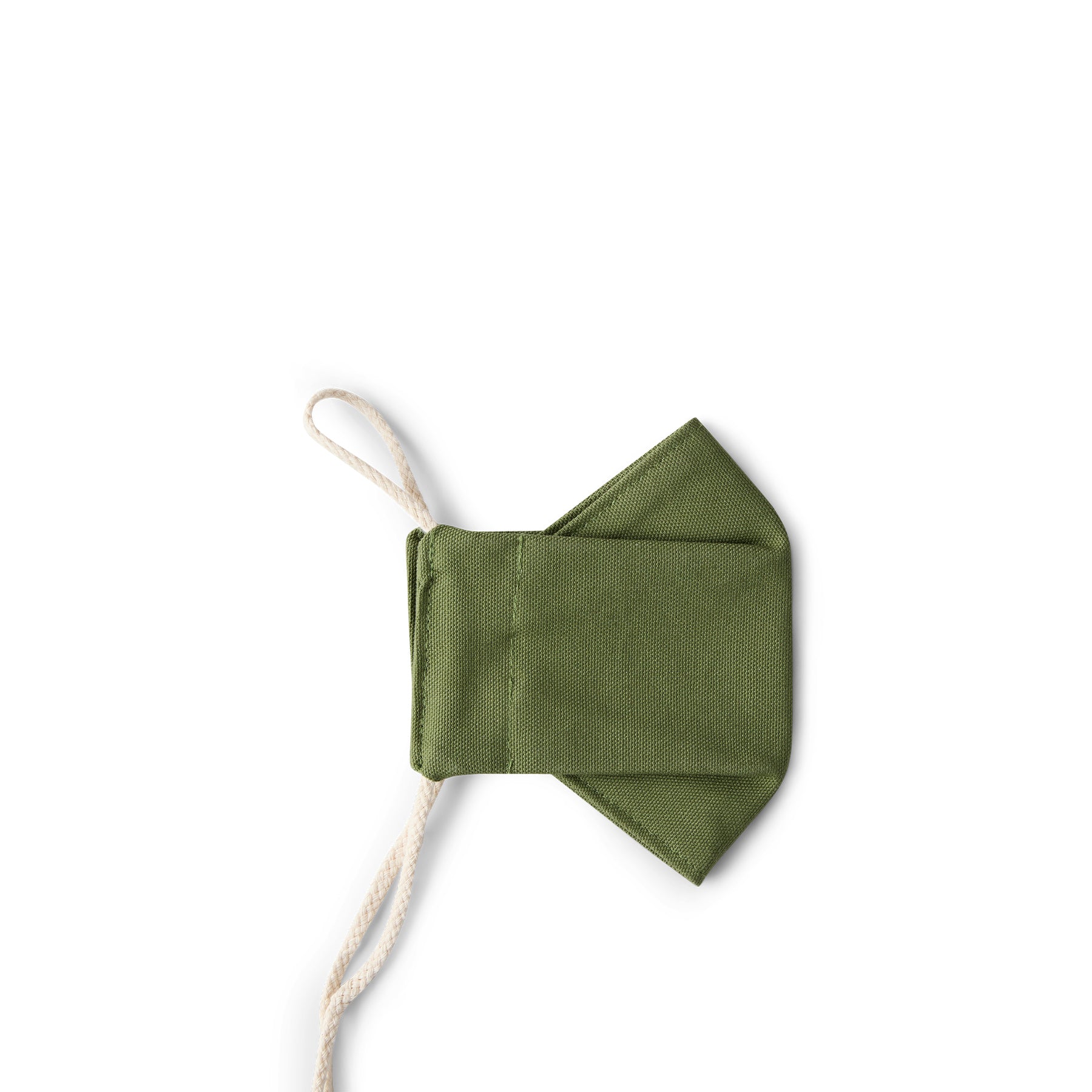 Breathable Cotton Face Mask in Olive Green - Soft & Comfortable for Daily Wear, Outdoor Activities & Travel