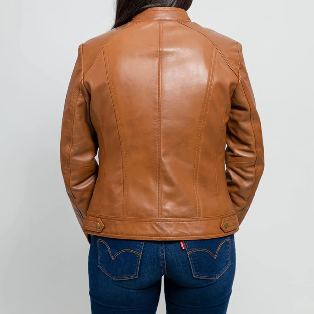 Stylish Women's Leather Jacket for Fall & Winter | Fashion Outerwear for Casual & Office Wear | Trendy Biker & Bomber Style Coats