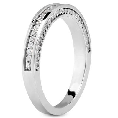 1.71 Carat TW Round Diamond Engagement Ring Set - Modern Style with Form Fit Matching Wedding Band - Perfect for Proposals, Anniversaries & Bridal Jewelry