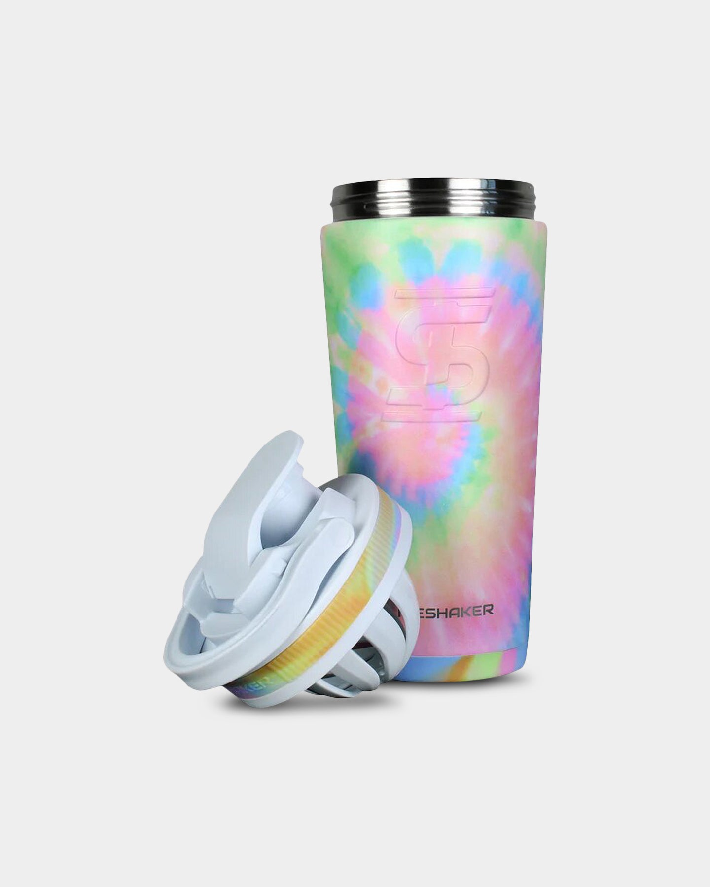 26oz Ice Shaker Protein Shaker Bottle - Leak Proof Workout Water Bottle for Gym, Sports & Travel - BPA Free Fitness Shaker Cup with Mixing Ball & Time Marker