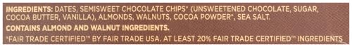 Larabar Chocolate Chip Brownie Protein Bars - Gluten Free, Vegan Snacks - 1.6 Oz (Pack of 64) - Perfect for On-the-Go Energy, Hiking & Healthy Office Snacks