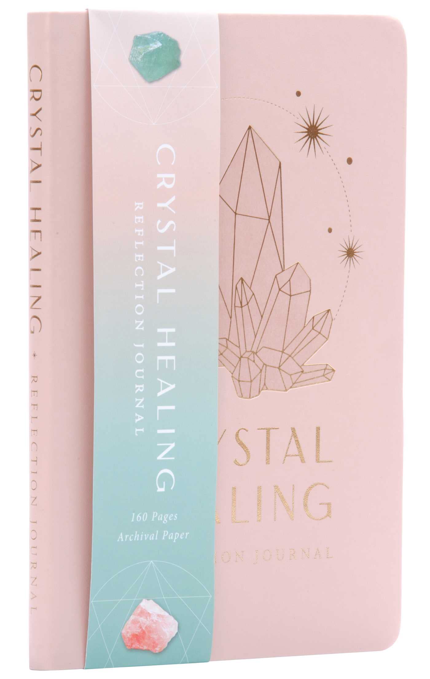 Crystal Healing Journal for Self-Care & Reflection - Meditation & Wellness