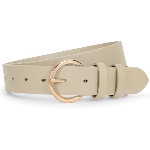 Beige/Gold Buckle