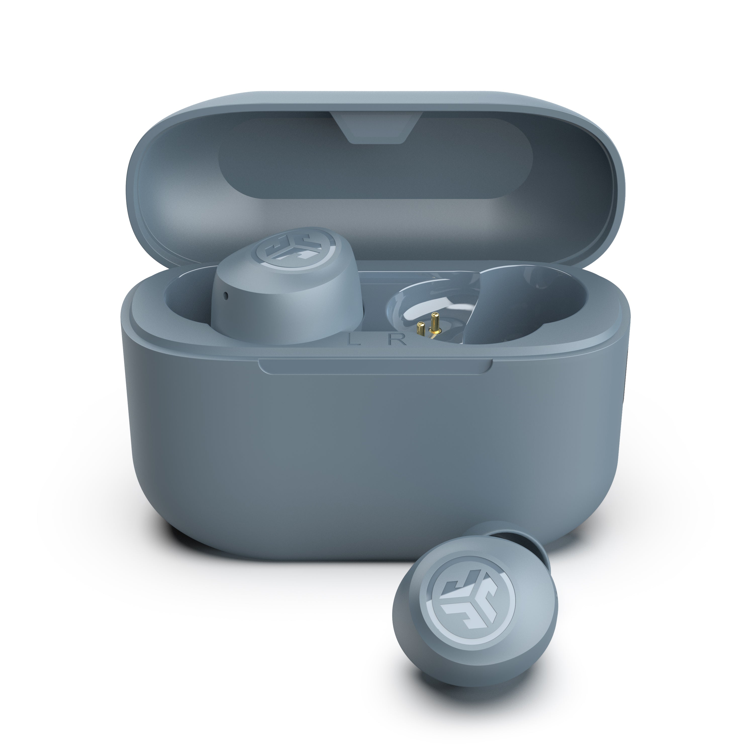 GO POP+ True Wireless Earbuds Slate - Bluetooth 5.0 Headphones with 24H Playtime, IPX5 Waterproof, Noise Cancelling for Running, Workout & Travel