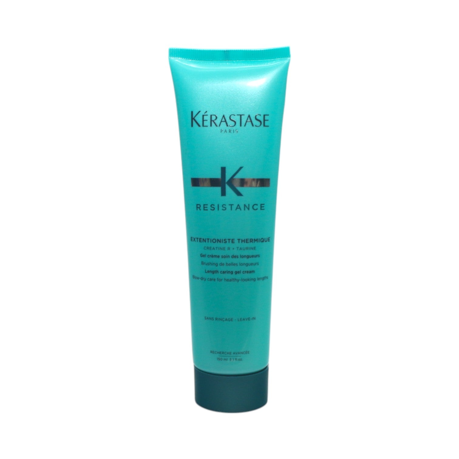 Kerastase K Resistance Extentioniste Thermique Leave-In Length Cream 5.1 oz - Heat Protectant & Hair Growth Treatment for Damaged Hair - Perfect for Styling, Blowouts & Daily Hair Care