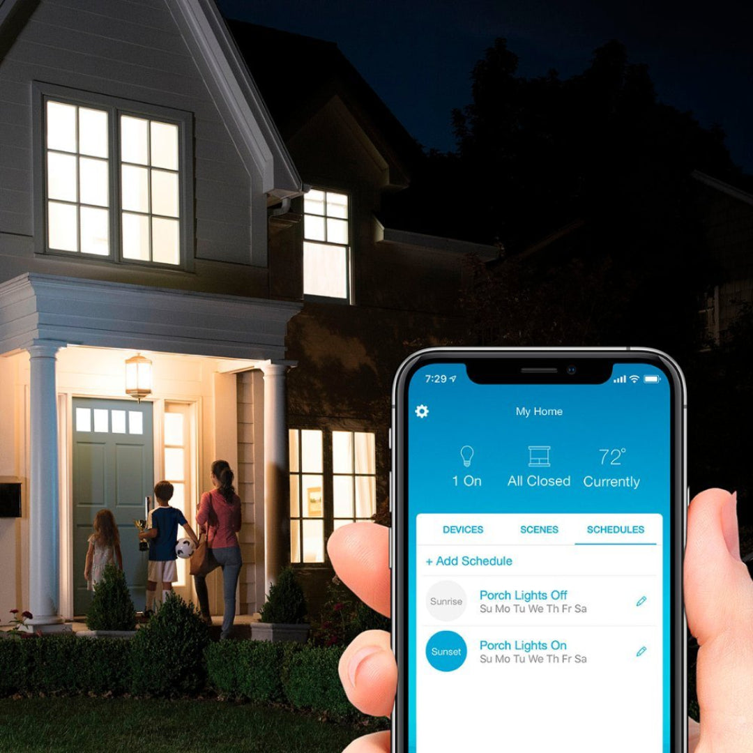 Lutron Caseta Deluxe Smart Switch Kit with Pico Remote | 2-Wire Dimmer Switch | White | Smart Home Lighting Control for Bedroom, Living Room & Office
