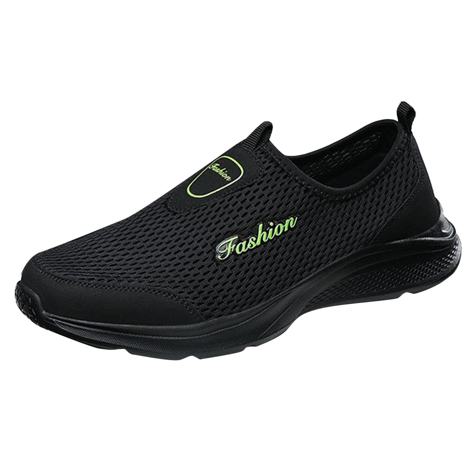 Women's Casual Sneakers - Comfortable Nurse Shoes for Ladies in Black & White | Perfect for Work, Walking & Home Gifts