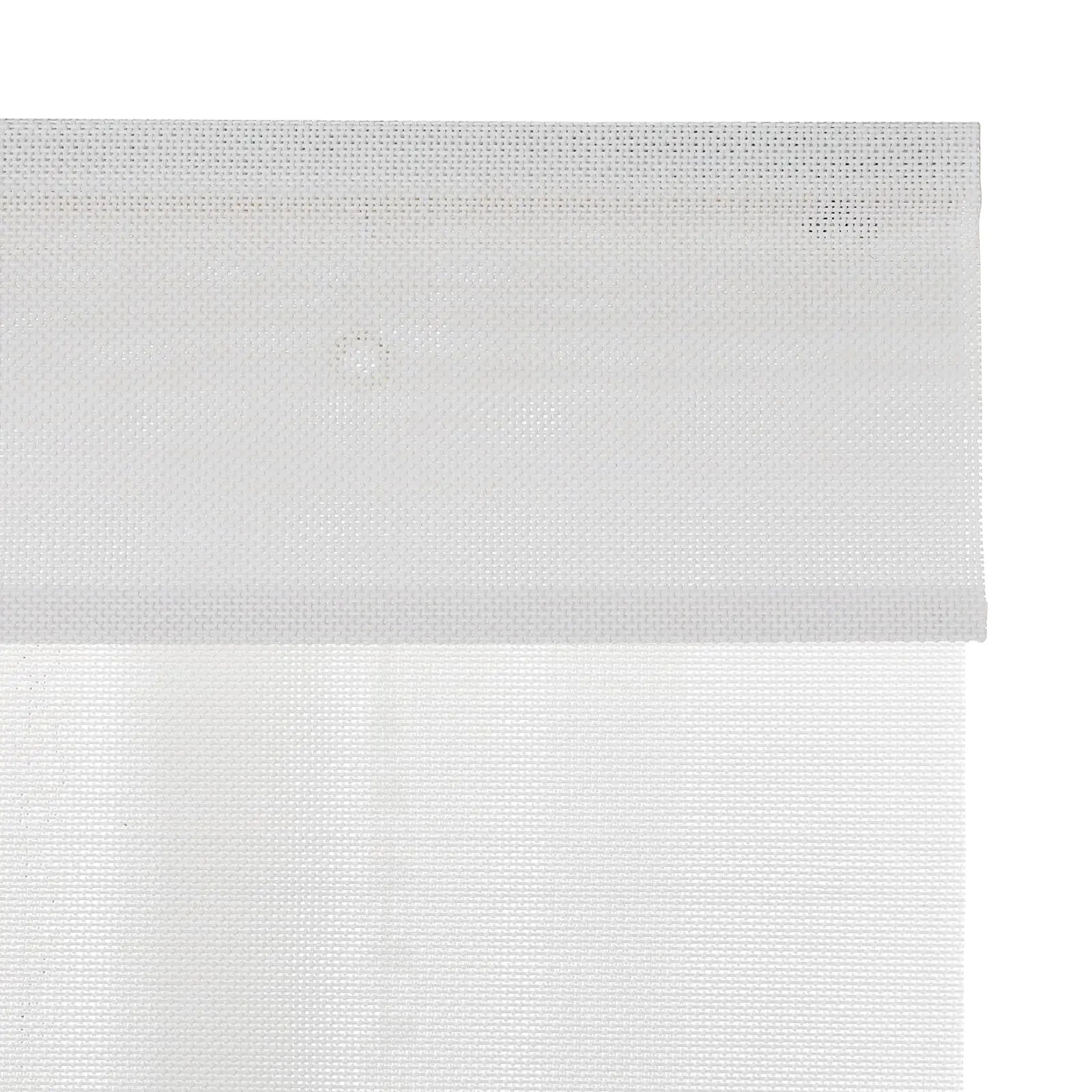 Natural Woven Bamboo Window Shade - Mist White | Eco-Friendly Roller Blind for Living Room, Bedroom & Office | Light Filtering & UV Protection