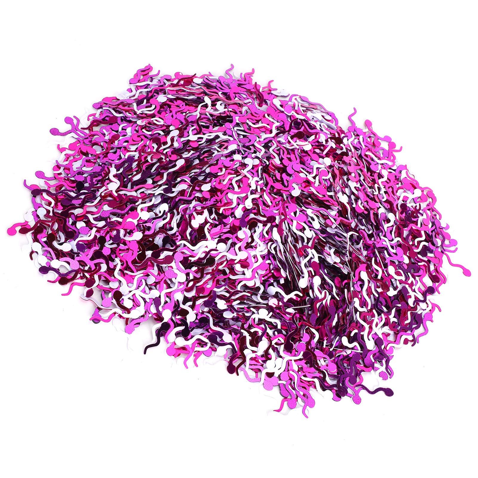 Tadpole-Shaped Table Confetti Decorations for Bath Parties, Weddings & Happy Celebrations – Perfect for Party Supplies, Surprise Events & Festive Scenes
