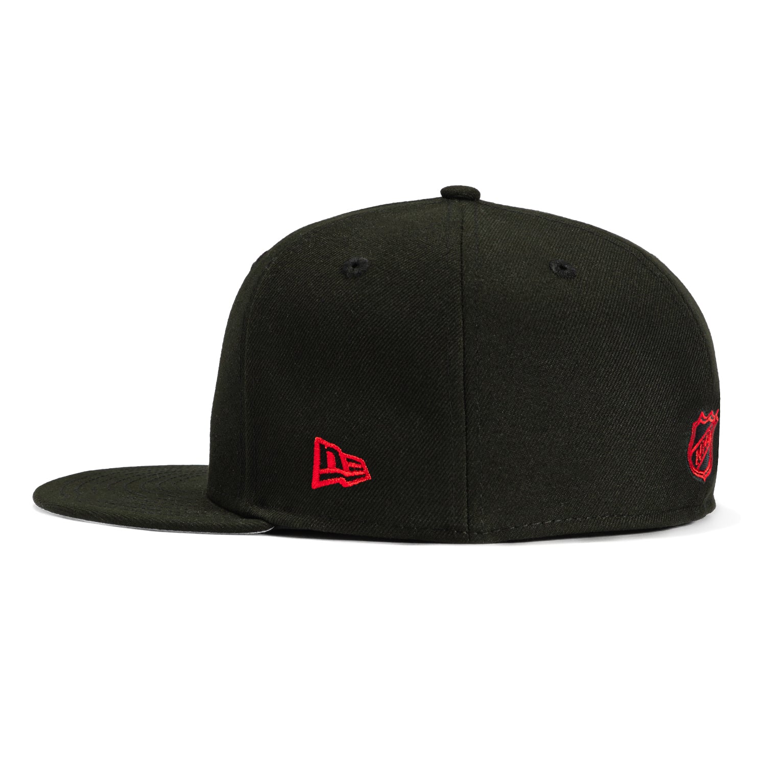 New Era 59Fifty Chicago Blackhawks Adjustable Snapback Hat - Black & Red NHL Hockey Cap for Men & Women - Perfect for Games, Streetwear & Sports Fan Gifts