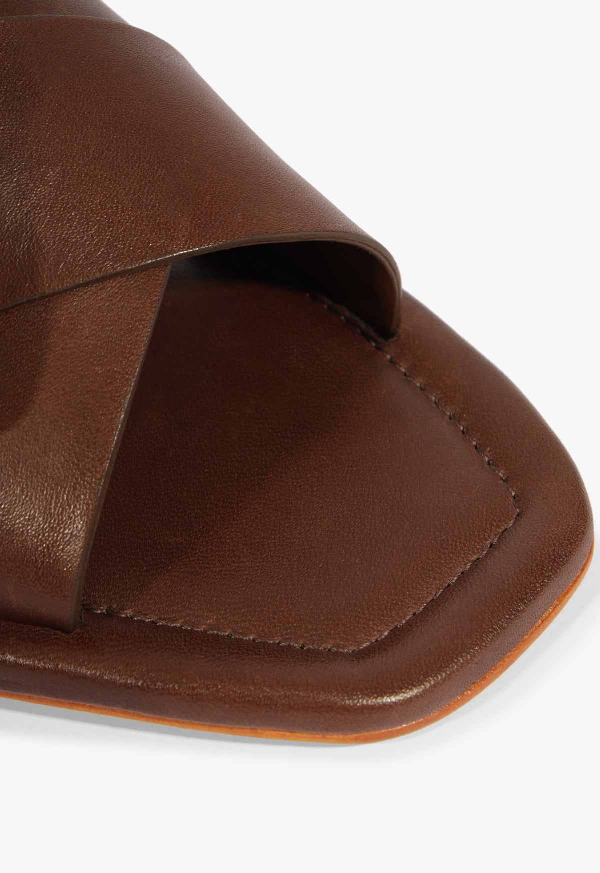 Lois Women's Brown Leather Flat Sandals - Comfortable Casual Sandals for Summer, Beach, Travel and Everyday Wear