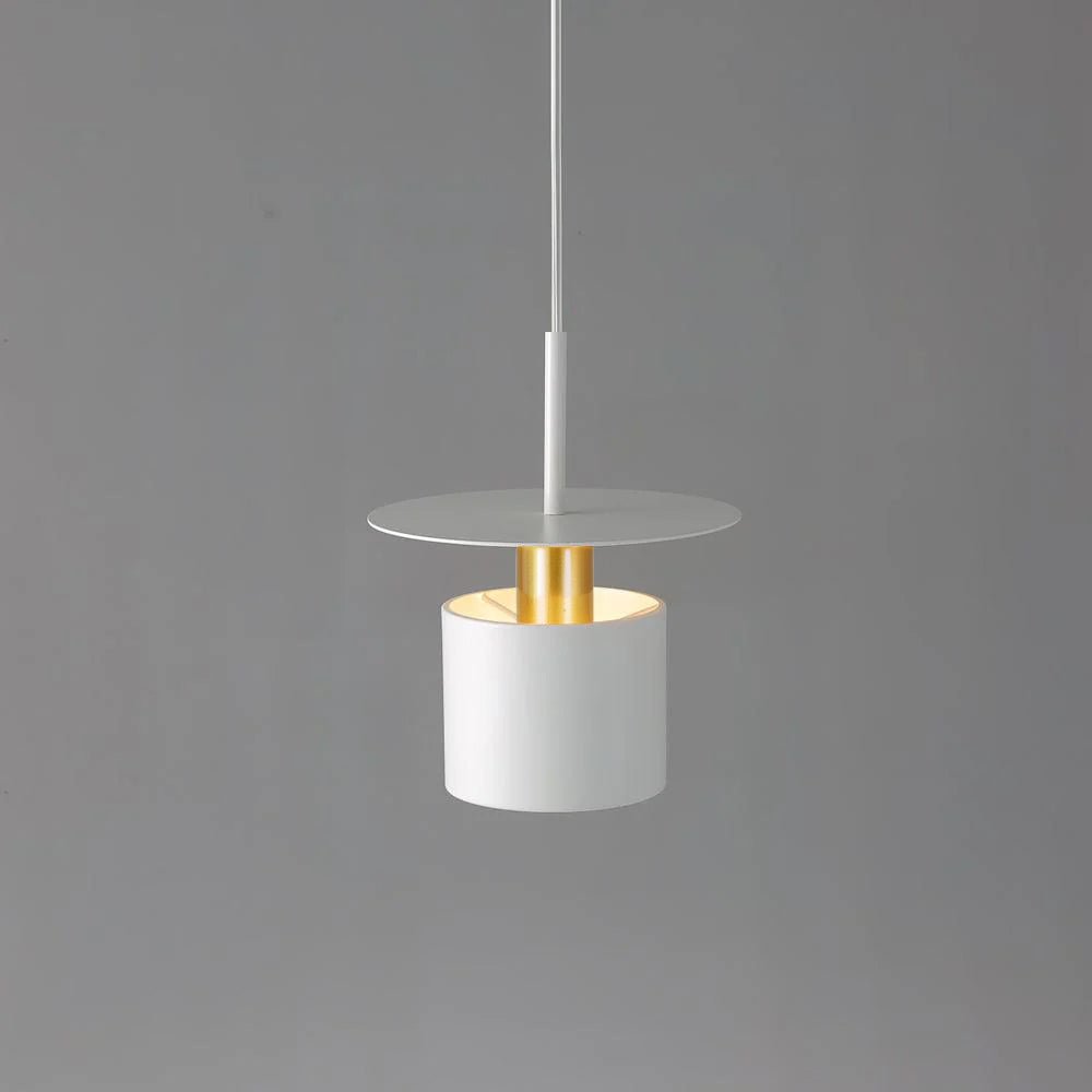 Mercer Halo Pendant Lamp - Modern Glass Ceiling Light Fixture for Dining Room, Kitchen Island & Bedroom | Dimmable LED Hanging Light with Gold Finish