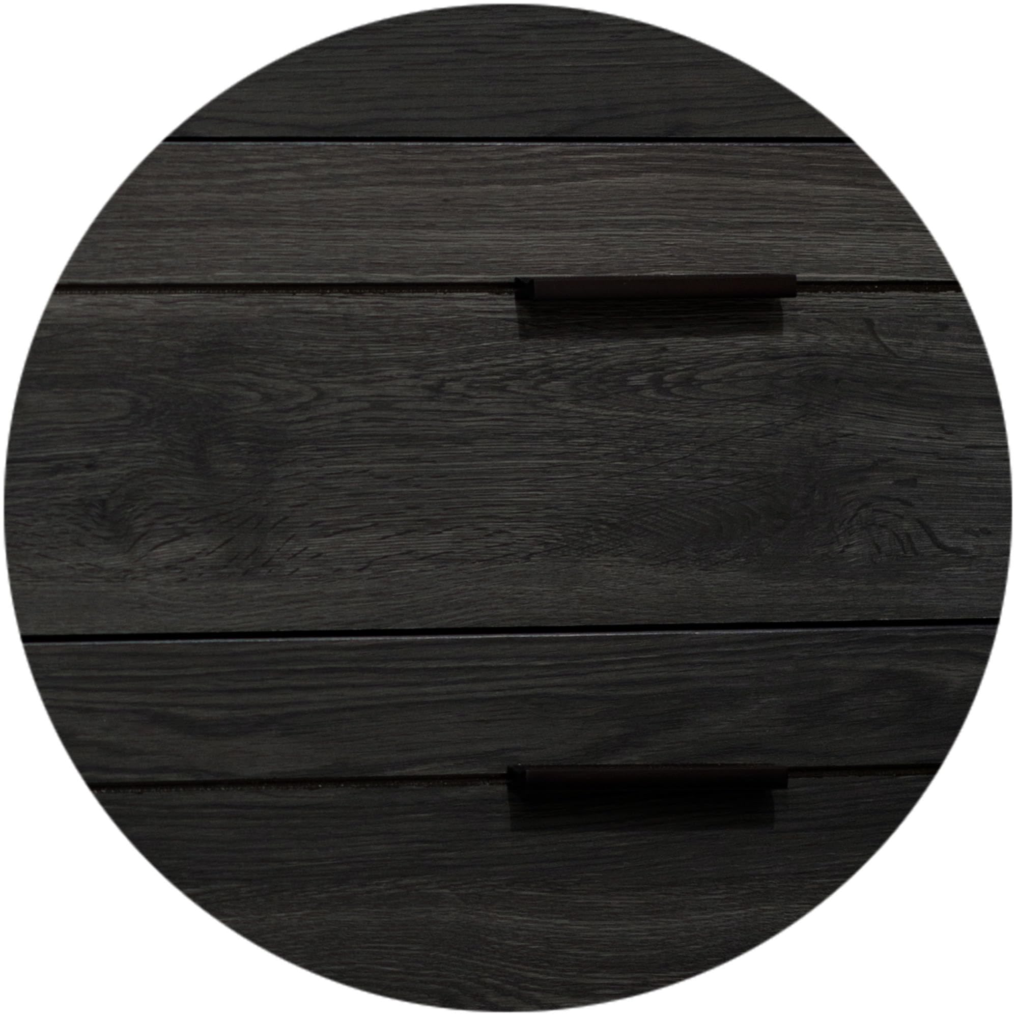 South Shore Fynn 2-Drawer Nightstand in Gray Oak - Compact Bedside Table with Storage for Bedroom, Living Room, or Office