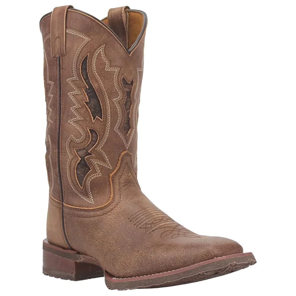 Laredo Men's Martie Western Boot - Durable Leather Cowboy Boots for Men | Comfortable & Stylish Riding Boots for Country, Rodeo & Casual Wear