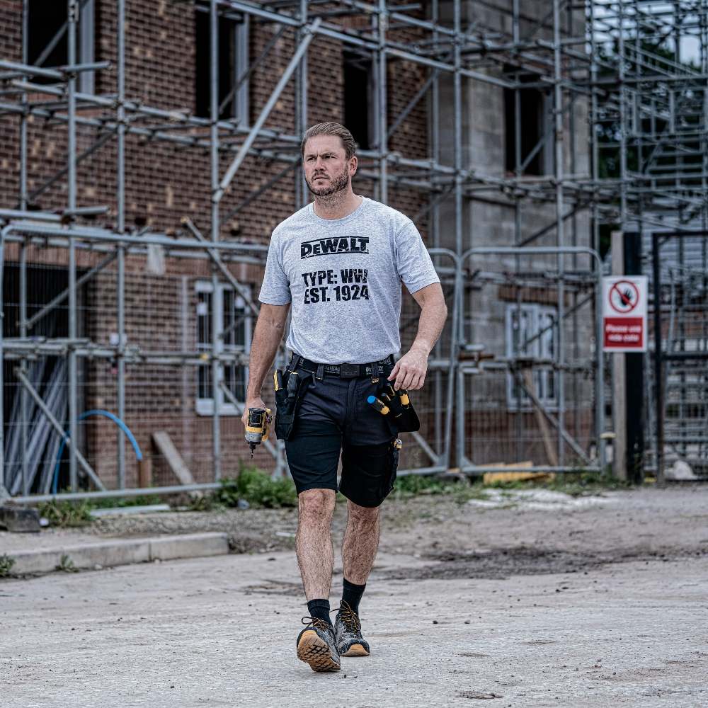 DeWalt Men's Work Shorts - Durable & Comfortable for Construction, Carpentry & Outdoor Jobs | Ideal for Hot Weather & Heavy-Duty Work