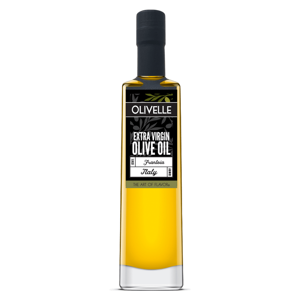 Premium Olivelle Frantoia Extra Virgin Olive Oil - Cold Pressed, 100% Pure, from Palermo, Italy - Perfect for Cooking, Salad Dressings & Gourmet Recipes
