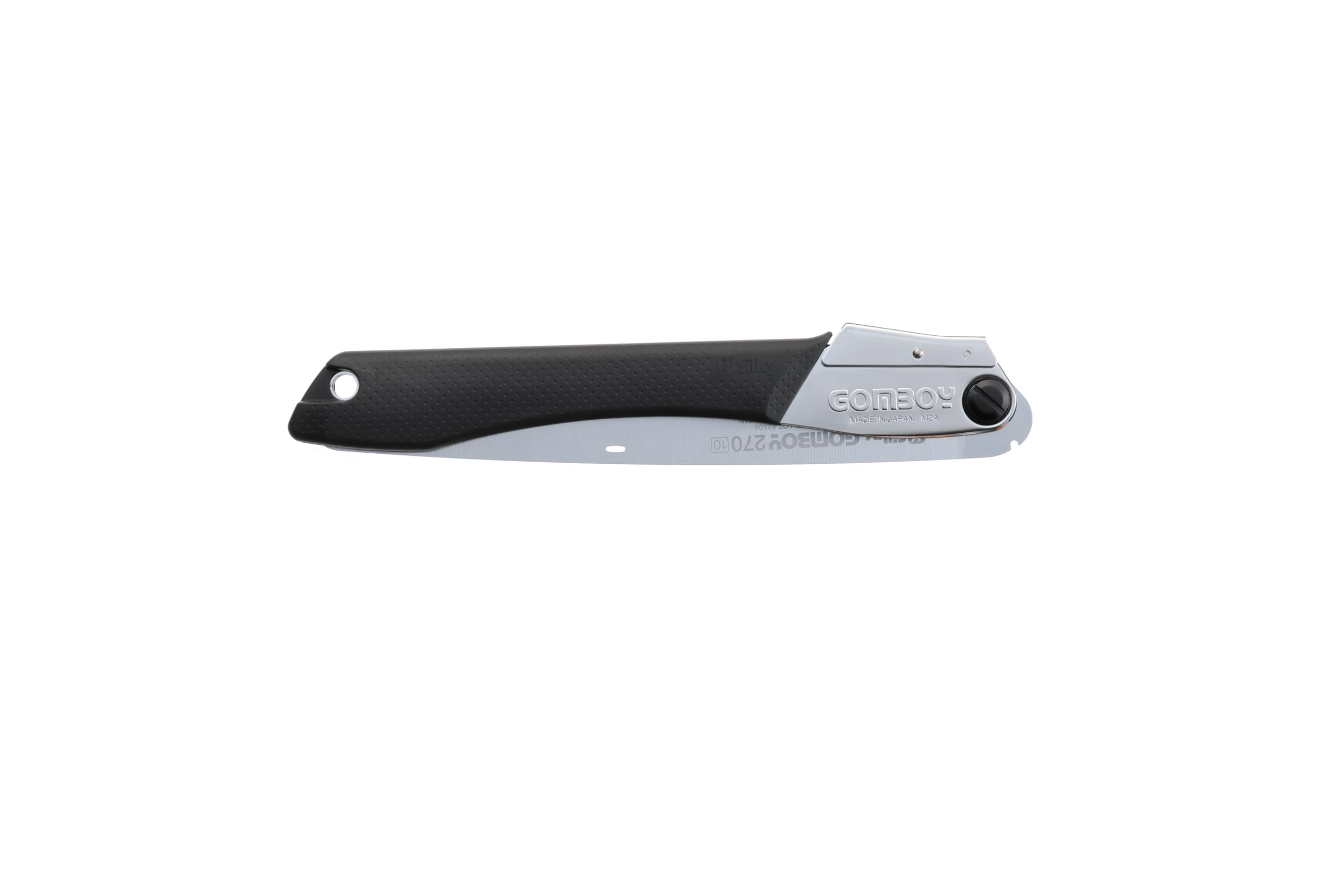 Silky GomBoy Professional Folding Saw 270mm with Medium Teeth (121-27) - Perfect for Woodworking, Camping, and Outdoor DIY Projects