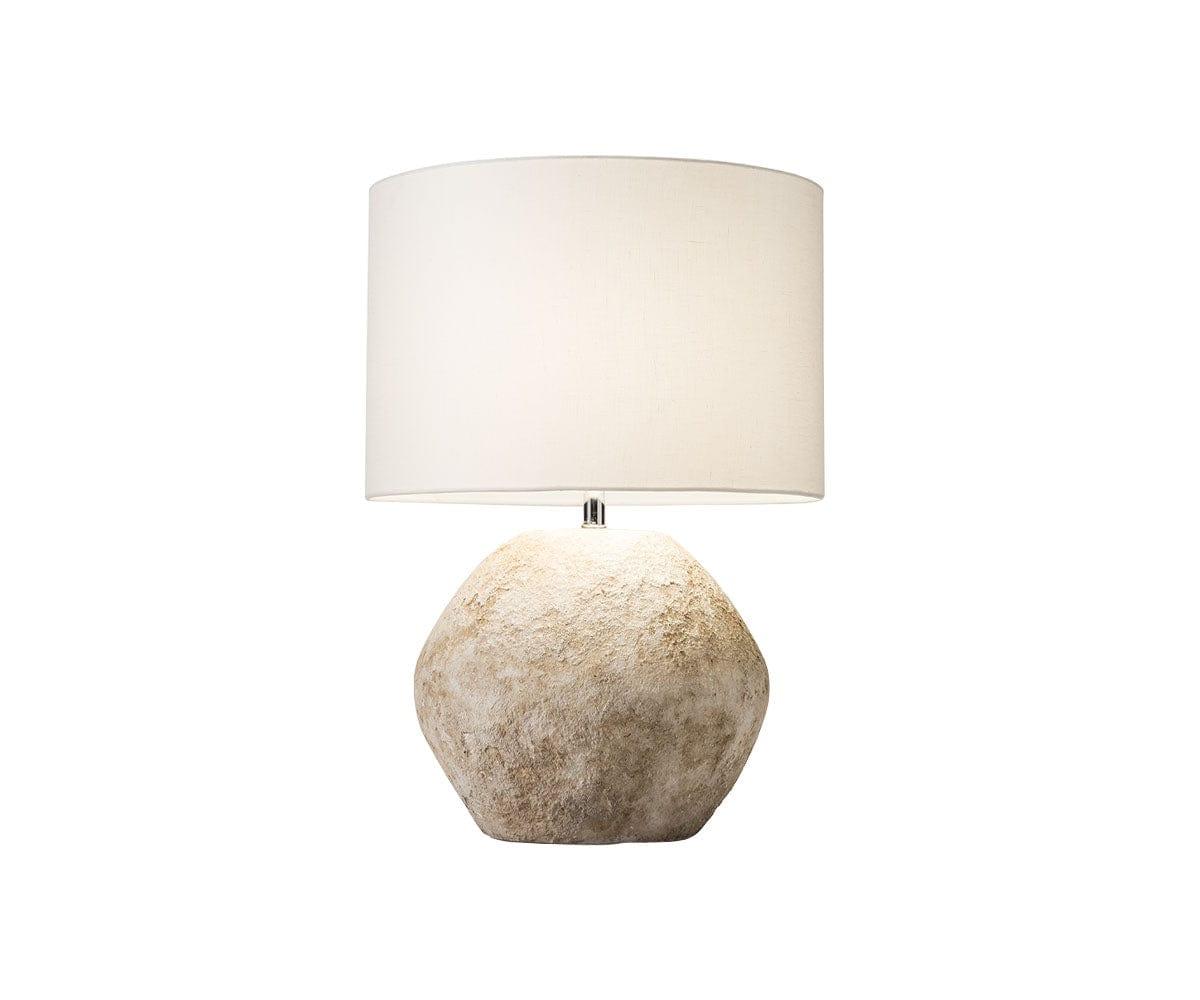 Stone Shores Table Lamp - Modern Decorative Lighting for Living Room, Bedroom & Office - Warm White LED Bulb Included