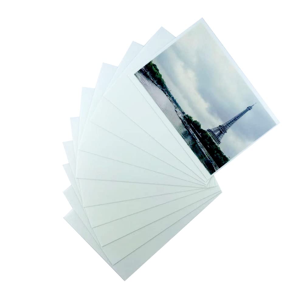 Everyglow Glow in The Dark Photo Paper - 10pcs 4x6 Inch Luminous Printing Paper for Inkjet Printers, Photoluminescent Vinyl for Pictures, Halloween Party Decorations & Nighttime Photography (Bluegreen)
