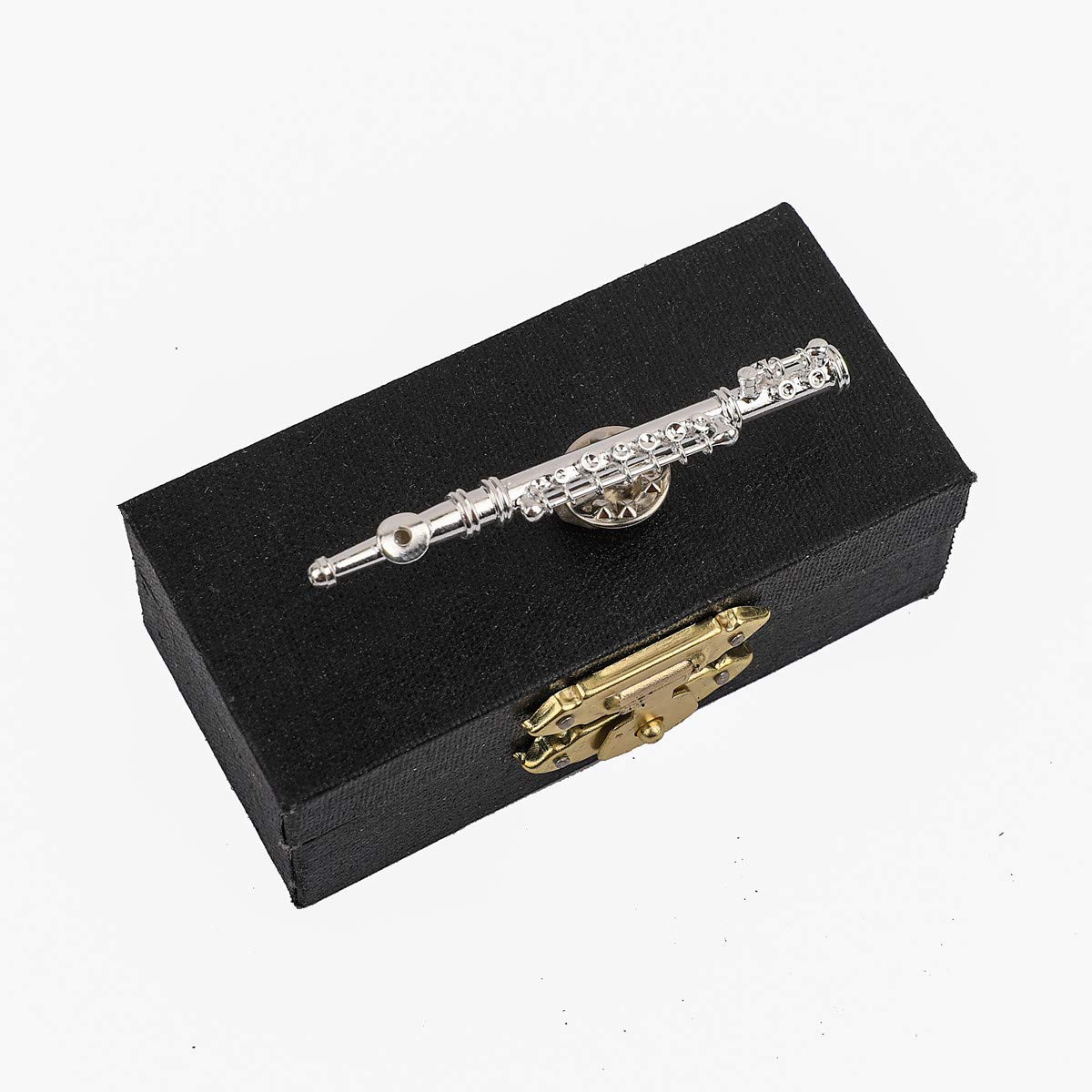 Mini Musical Instrument Brooch Pin - Elegant Miniature Instrument Lapel Pin with Velvet Case - Perfect Christmas & Birthday Gift for Men & Women - Ideal for Collectors, Musicians & Fashion Accessories