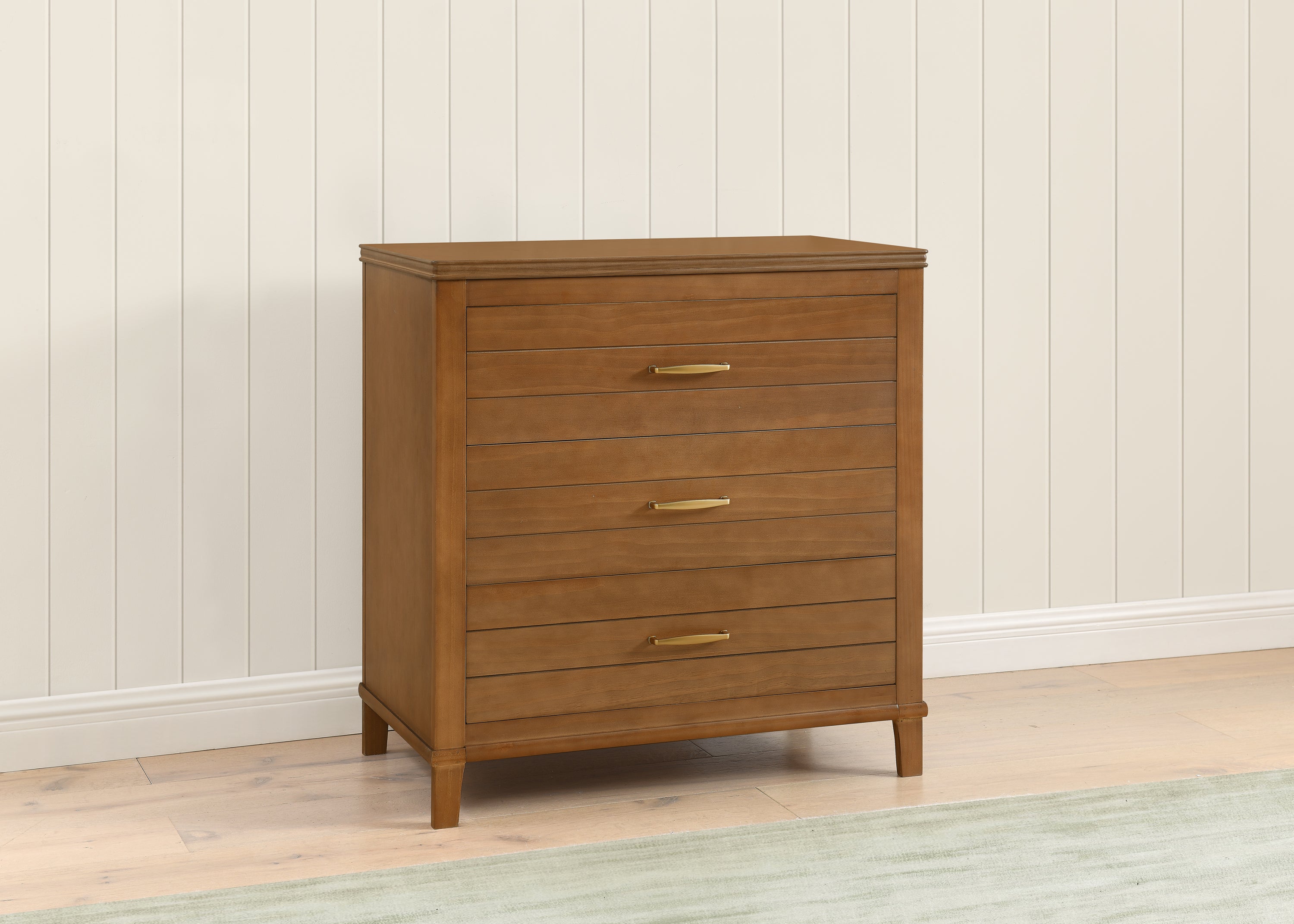Phoebe 3 Drawer Dresser with Interlocking Drawers - Sturdy Bedroom Storage Furniture for Clothes & Accessories - Perfect for Home, Dorm, or Nursery Organization