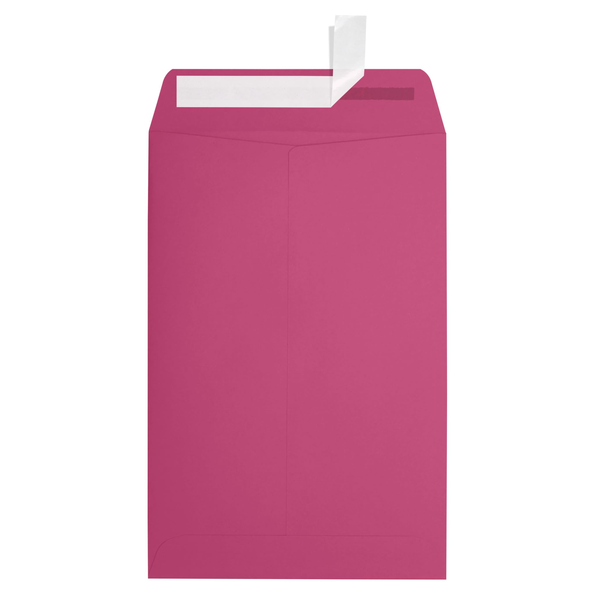 LUXPaper 6x9 Open End Envelopes - Self Seal, Magenta Pink, 80lb Text Weight, 1000 Pack - Perfect for Wedding Invitations, Business Mailers & Greeting Cards