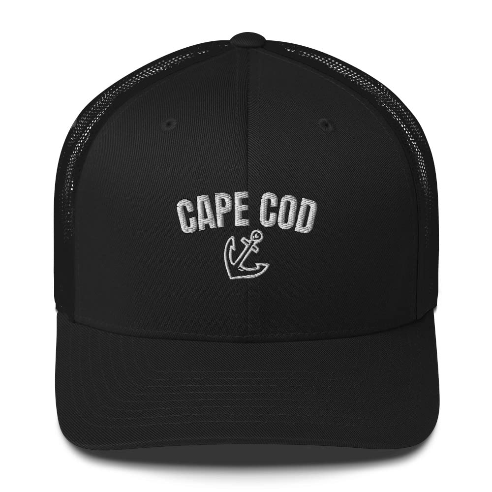 Stylish Cape Cod & Boston Mesh Trucker Hats for Men - Funny & Amusing Design - Perfect for Beach, Fishing & Outdoor Adventures